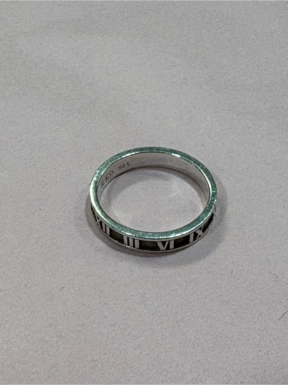 Tiffany & Co. 925 Atlas Ring Sterling Silver